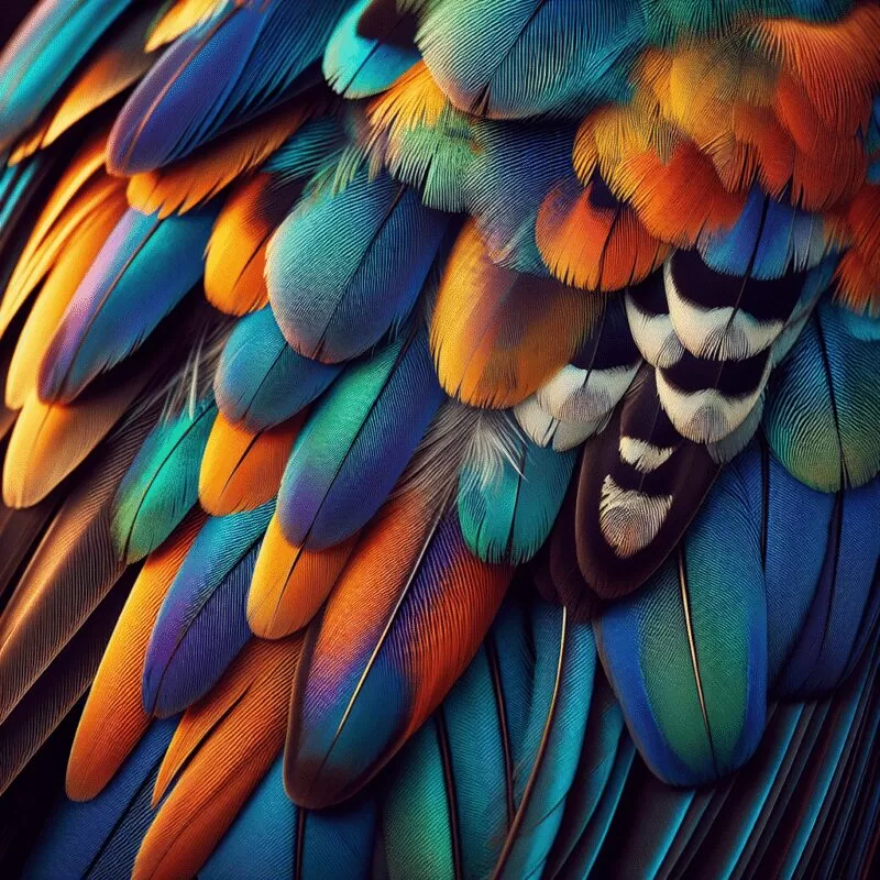 "As Mutações genéticas que mudam a cor das aves das Aves Exóticas: Albinismo, Leucismo, Melanismo, Flavismo e Lucismo e Suas Características" 2 penas de aves img penas de aves img "As Mutações genéticas que mudam a cor das aves das Aves Exóticas: Albinismo, Leucismo, Melanismo, Flavismo e Lucismo e Suas Características"